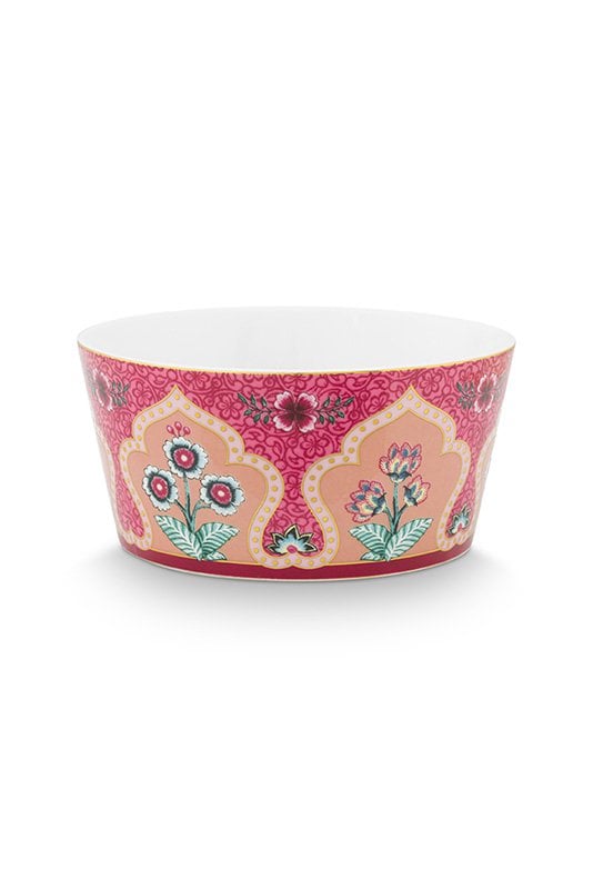 Giftset Bowls Oriental Flower Festival Dark Pink 12cm
