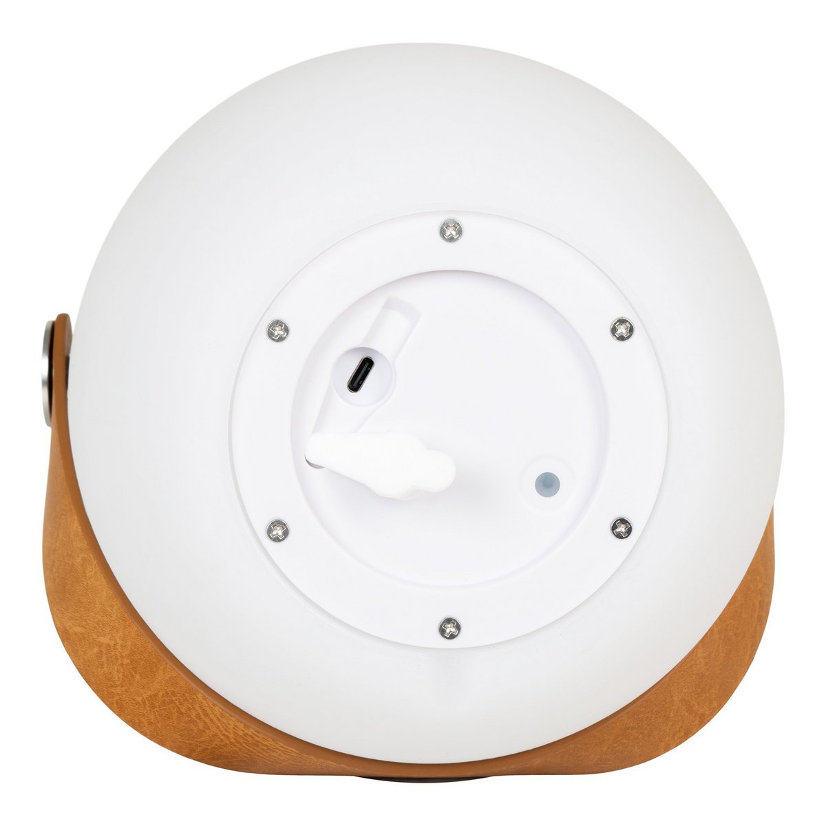 Cardiff LED Lamp - Lamp met riem, oplaadbaar, bluetooth-luidspreker, wit