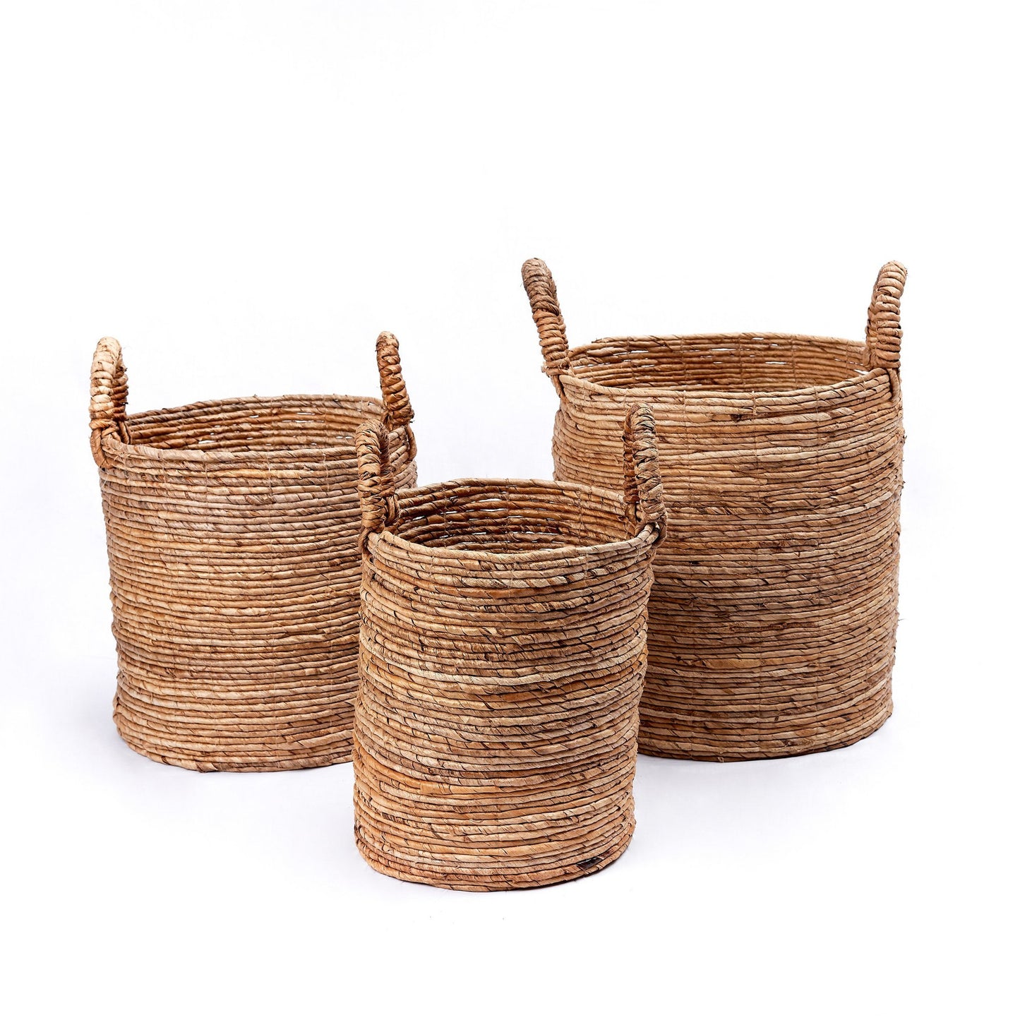 Laundry basket SYAILENDRA | Plant basket | Banana fiber storage basket (3 sizes)
