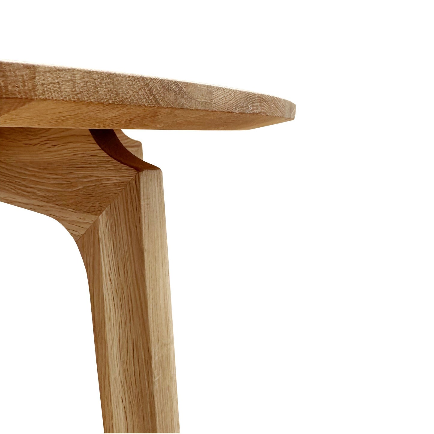 Lowen side table round natural oak Ø50x44