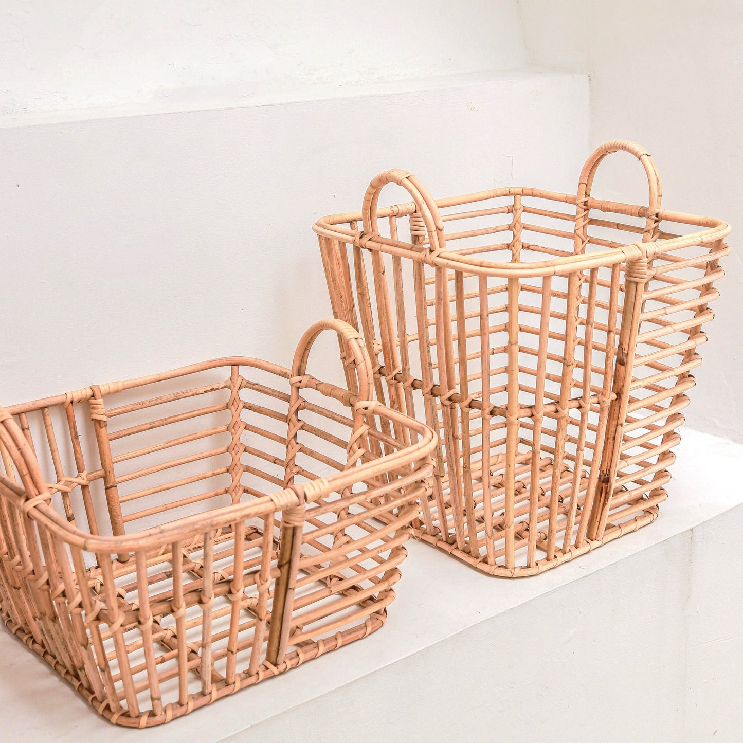 Laundry basket | Plant basket | Storage basket KUPANG made of rattan (3 sizes)