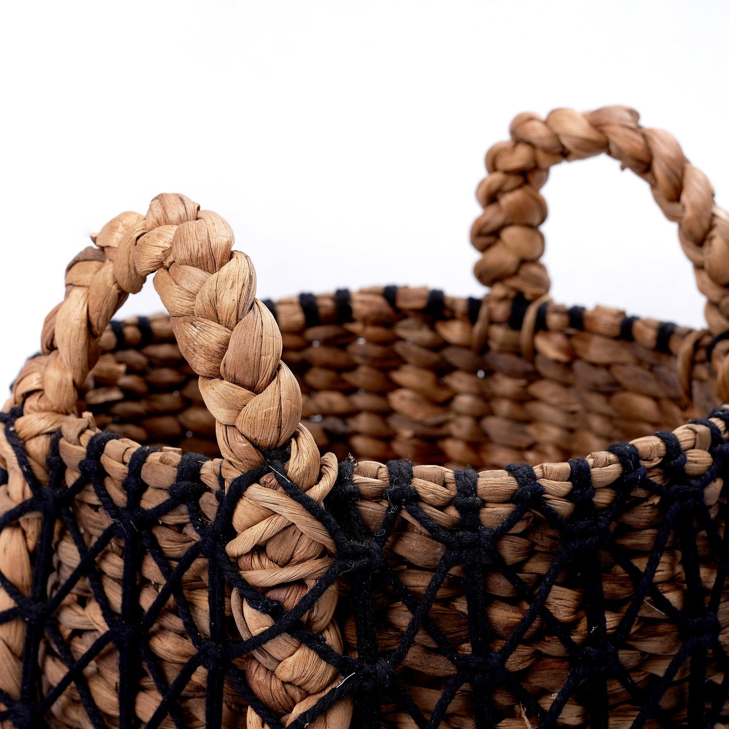 Laundry basket PRAYA | Plant basket made of water hyacinth