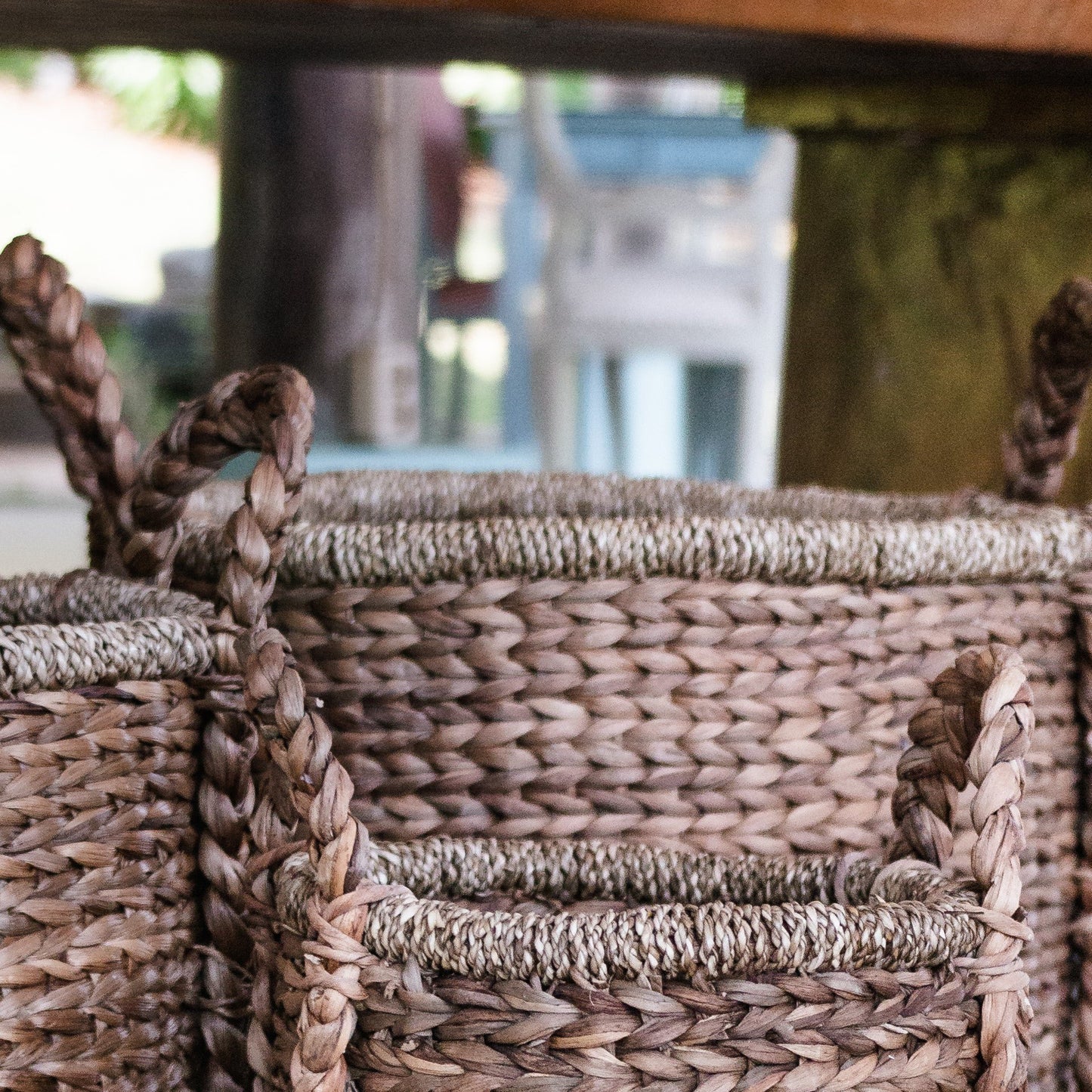 Plant | Basket Storage Basket | Laundry basket CANGGU made of water hyacinth (3 sizes)