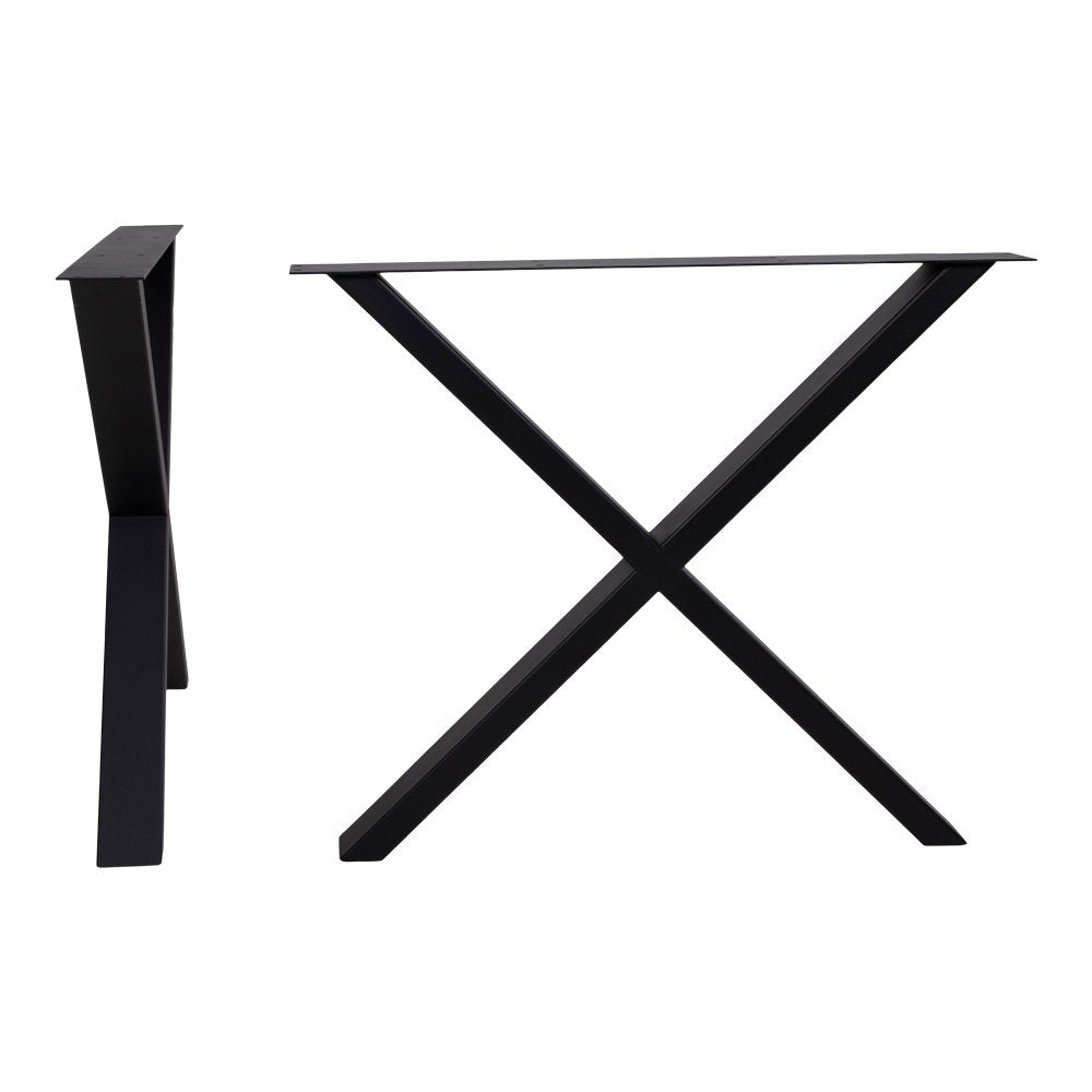 Nimes Poten voor eettafel - Poten voor eettafel gepoedercoat in zwart Design X